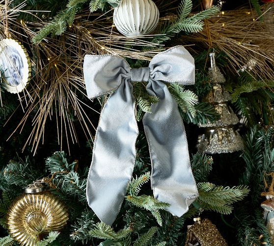 Velvet Bow Clip | Pottery Barn (US)
