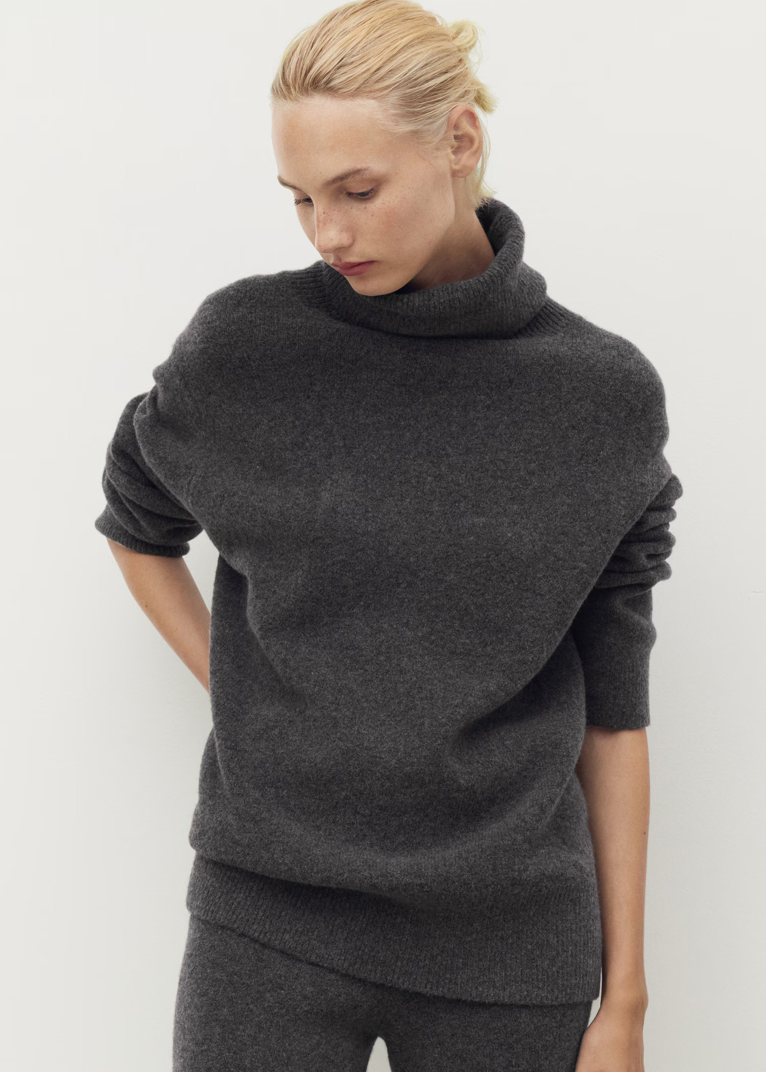 Turtleneck knit sweater | Mango (US/MX/AU)