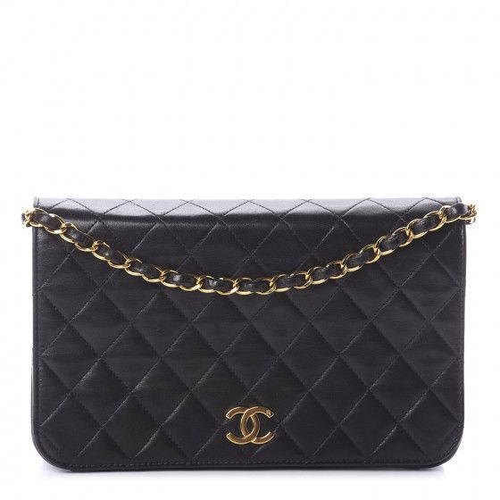 CHANEL Lambskin Quilted Small Single Flap Bag Black | FASHIONPHILE | Fashionphile