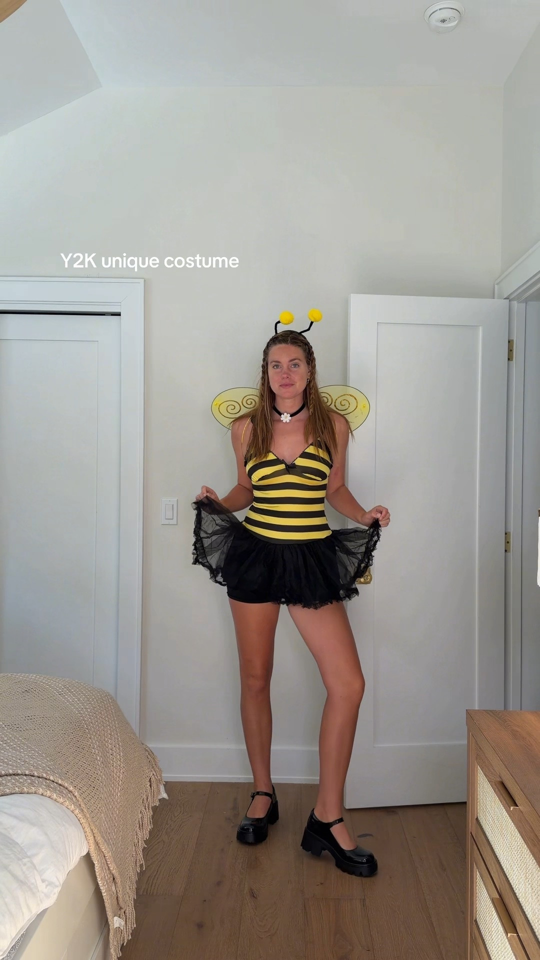 Girls, would you wear this for Halloween or a Y2K costume party? 🐝✨

Finding a mini dress as a tall woman is already an adventure because half of them become long tops the second you put them on. But this Y2K Bumble Bee Mini Dress Costume from Dolls Kill is such a FUN option for tall girls who want something playful, feminine, and different. The striped fitted top, little black tutu skirt, wings, and antennae make the whole outfit without having to build a costume from scratch.

And on long legs? The tiny Y2K silhouette is seriously so cute. 🖤💛

Comment SHOP and I’ll send you where to get this bumble bee costume in your DMs. 🫶

Follow @kristinanicoletall for tall girl fashion, women’s outfit finds, and clothes that actually work on long legs.

tallgirlstyle tallgirlfashion tallgirls tallwomen tallgirlapproved tallgirloutfits longlegs tallgirlproblems tallgirlfinds womensfashion womensstyle womensoutfits halloweenoutfit halloweencostume girlshalloweencostume bumblebeecostume y2kfashion y2kcostume minidress costumeideas halloweenfashion @amazon