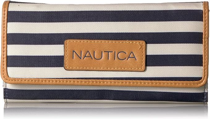 Nautica Women's Perfect Carry-All Money Manager RFID Blocking Wallet Organizer | Amazon (US)