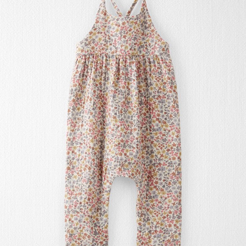 Baby Floral Print Organic Cotton Jumpsuit | Carter's
