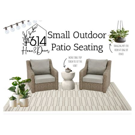 Have a small outdoor area that you still want to dress up for the summer? Try this look!

#LTKHome #LTKParties #LTKSeasonal
