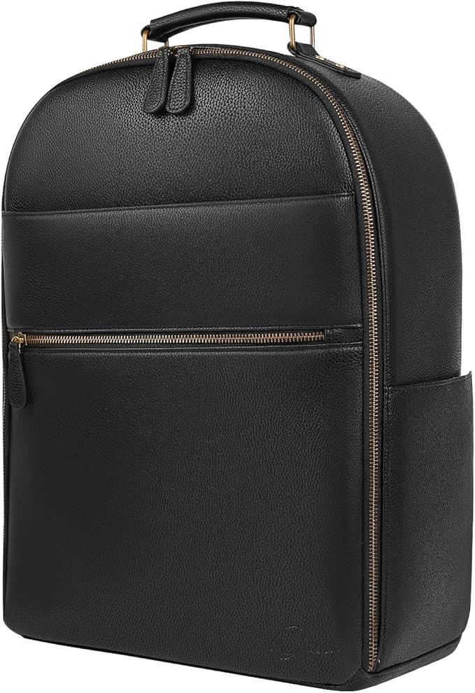 Camera Backpack Classic PU Leather, Professional Camera Bag for Photographers for DSLR | Amazon (US)