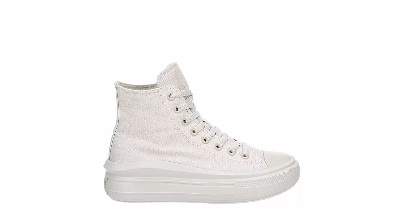 PALE GREY CONVERSE Womens Chuck Taylor All Star Move High Top Sneaker | Rack Room Shoes