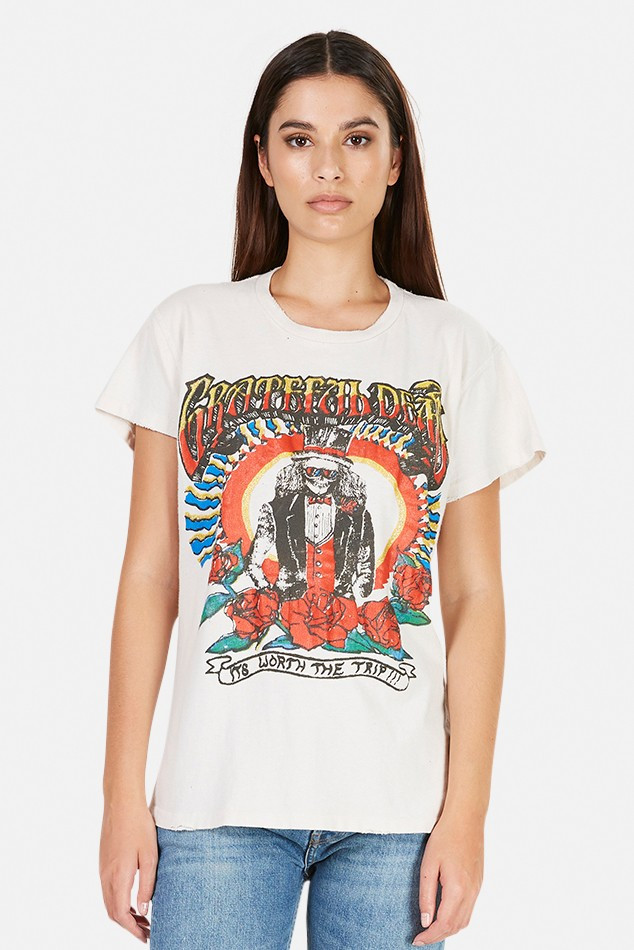 MadeWorn Grateful Dead Trip Tee | Blue & Cream
