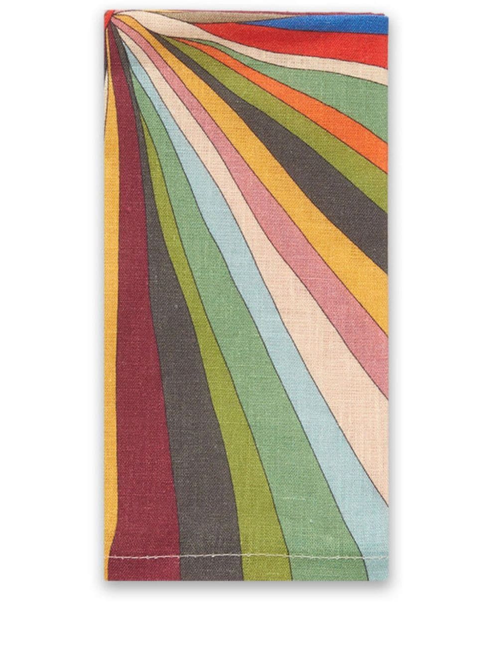 La DoubleJ Large rainbow-striped Linen Napkins (set Of 2) - Farfetch | Farfetch Global