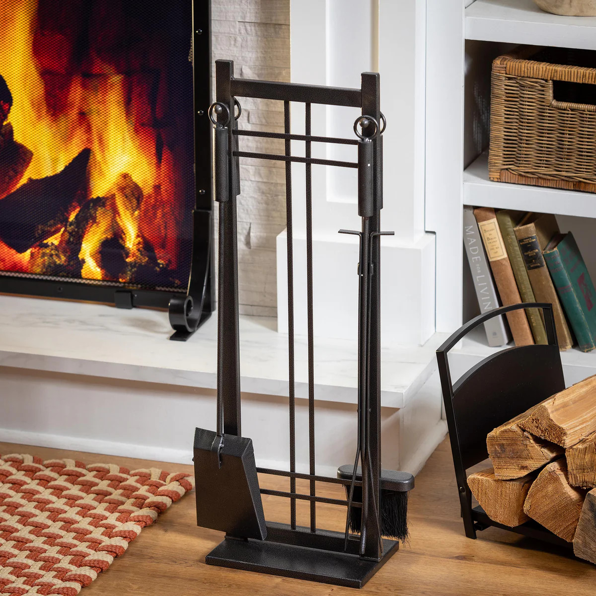 Preston 5 Piece Fireplace Toolset | Plow & Hearth