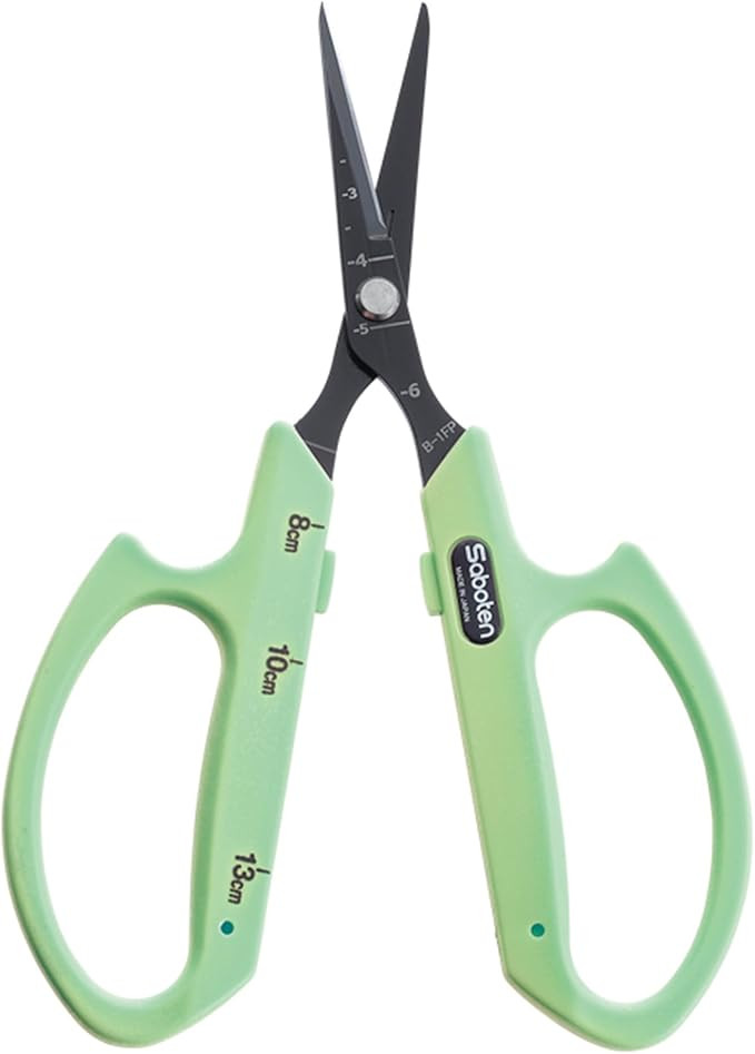 Saboten Fluorine Coated Angled Blade Trimming Scissors Green PT-2 160mm Precision Gardening Bonsa... | Amazon (US)