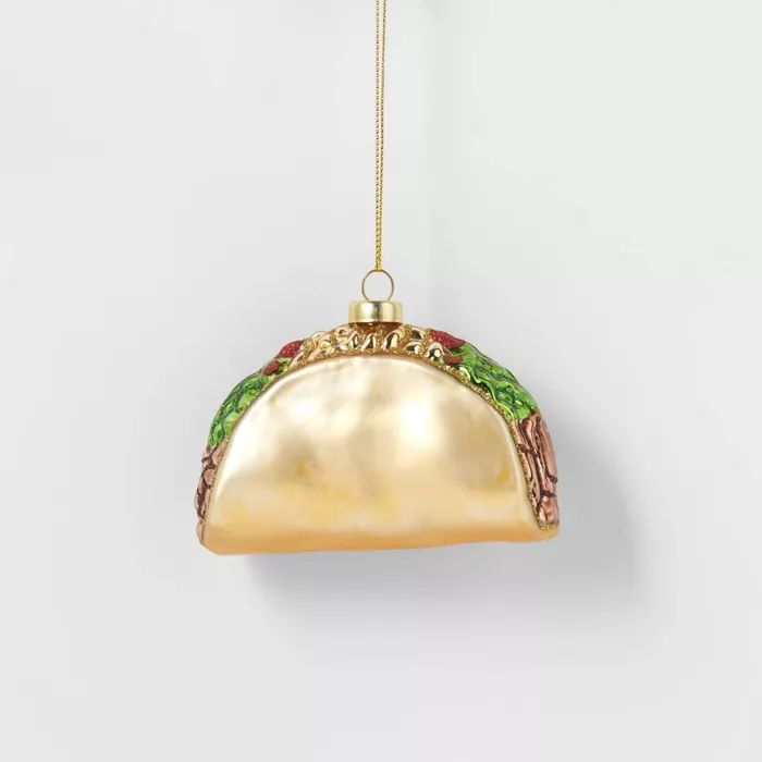 Taco Glass Christmas Tree Ornament - Wondershop™ | Target