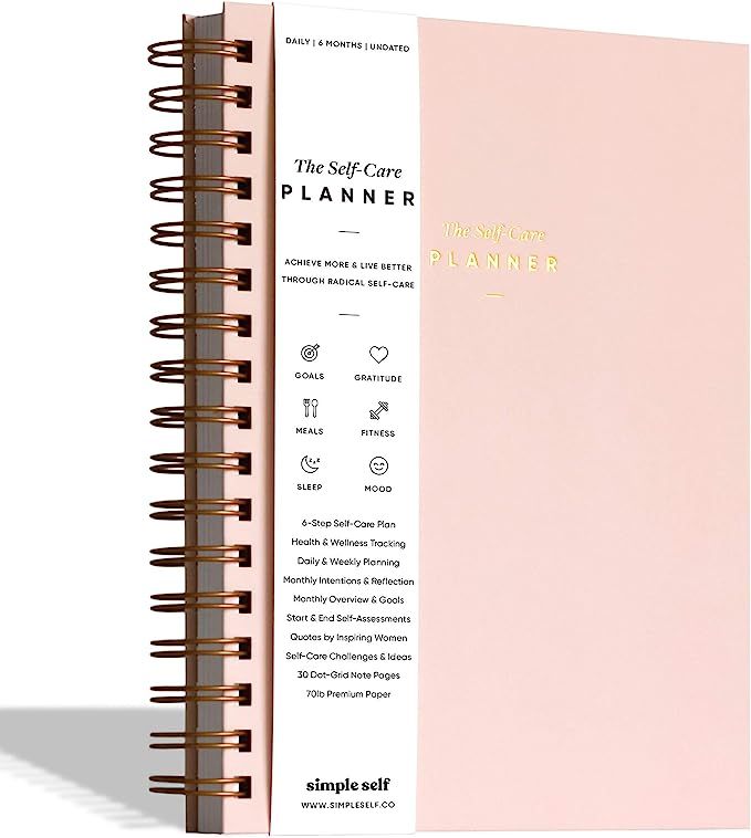 The Self-Care Planner by Simple Self - Best Daily Life Planner for Wellness, Achieving Goals, Hea... | Amazon (US)