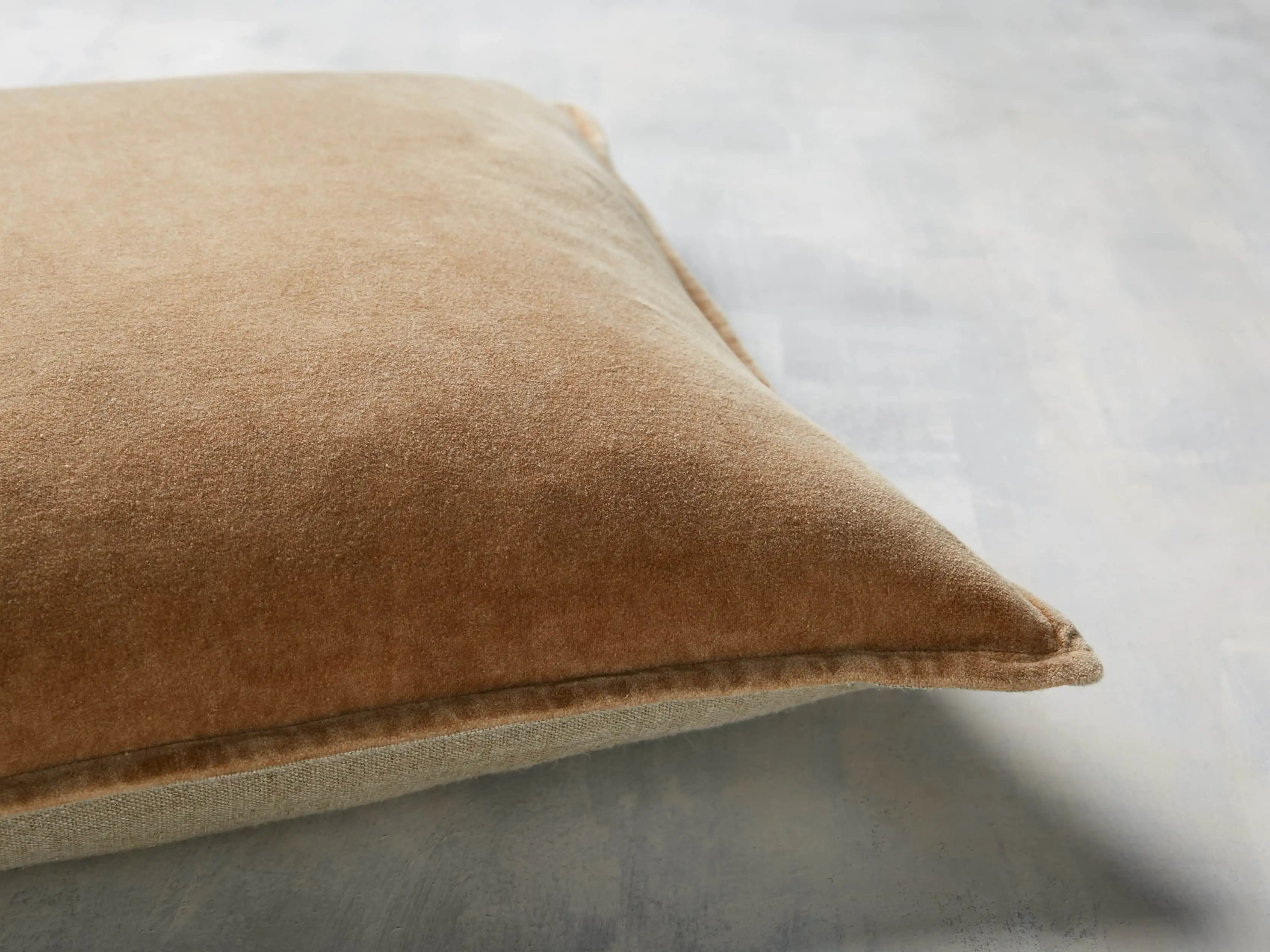 Stone Washed Velvet Square Pillow Cover | Arhaus