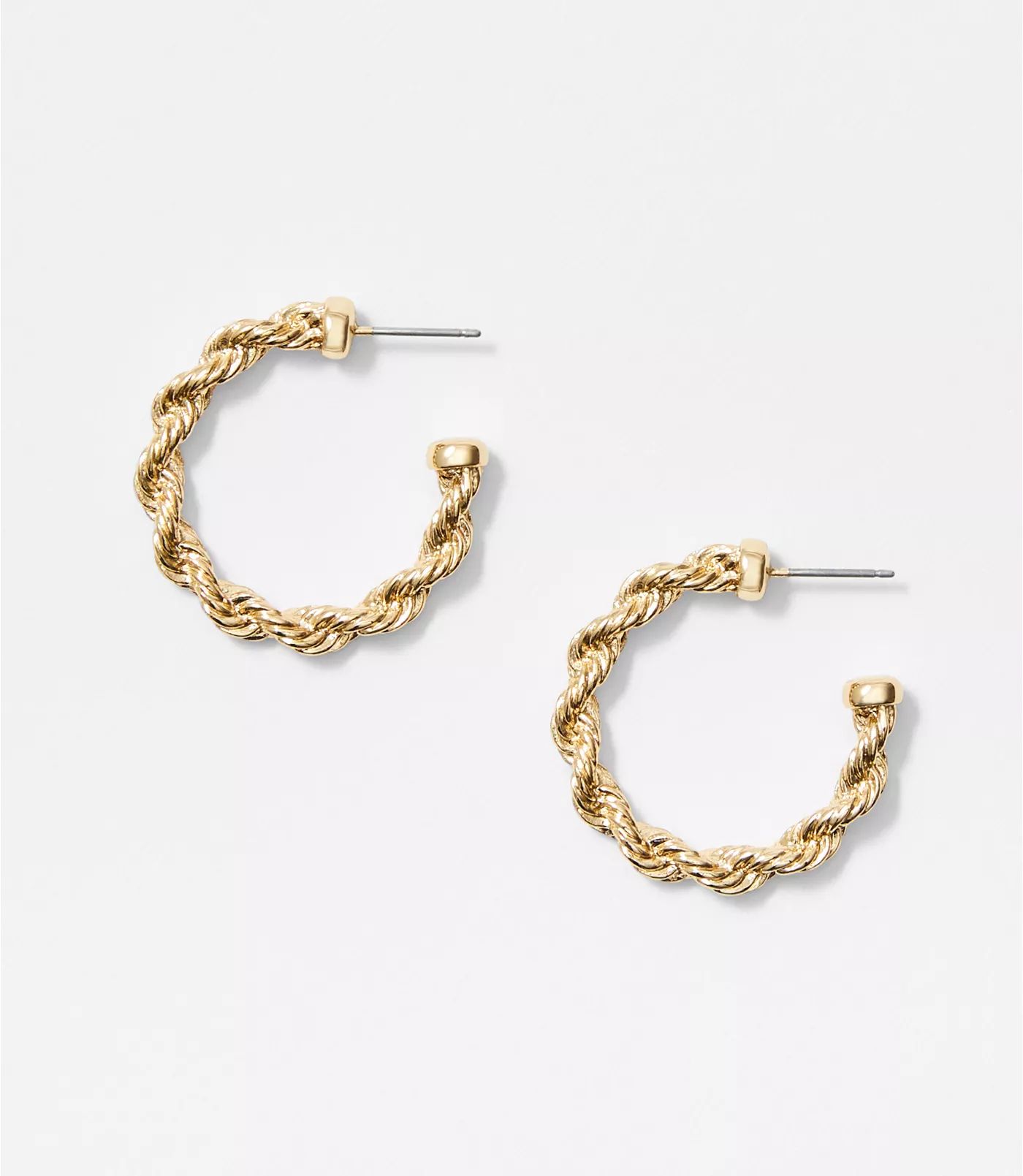 Roped Hoop Earrings | LOFT