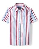 The Children's Place Boys' Short Sleeve Button Down Shirt | Amazon (US)