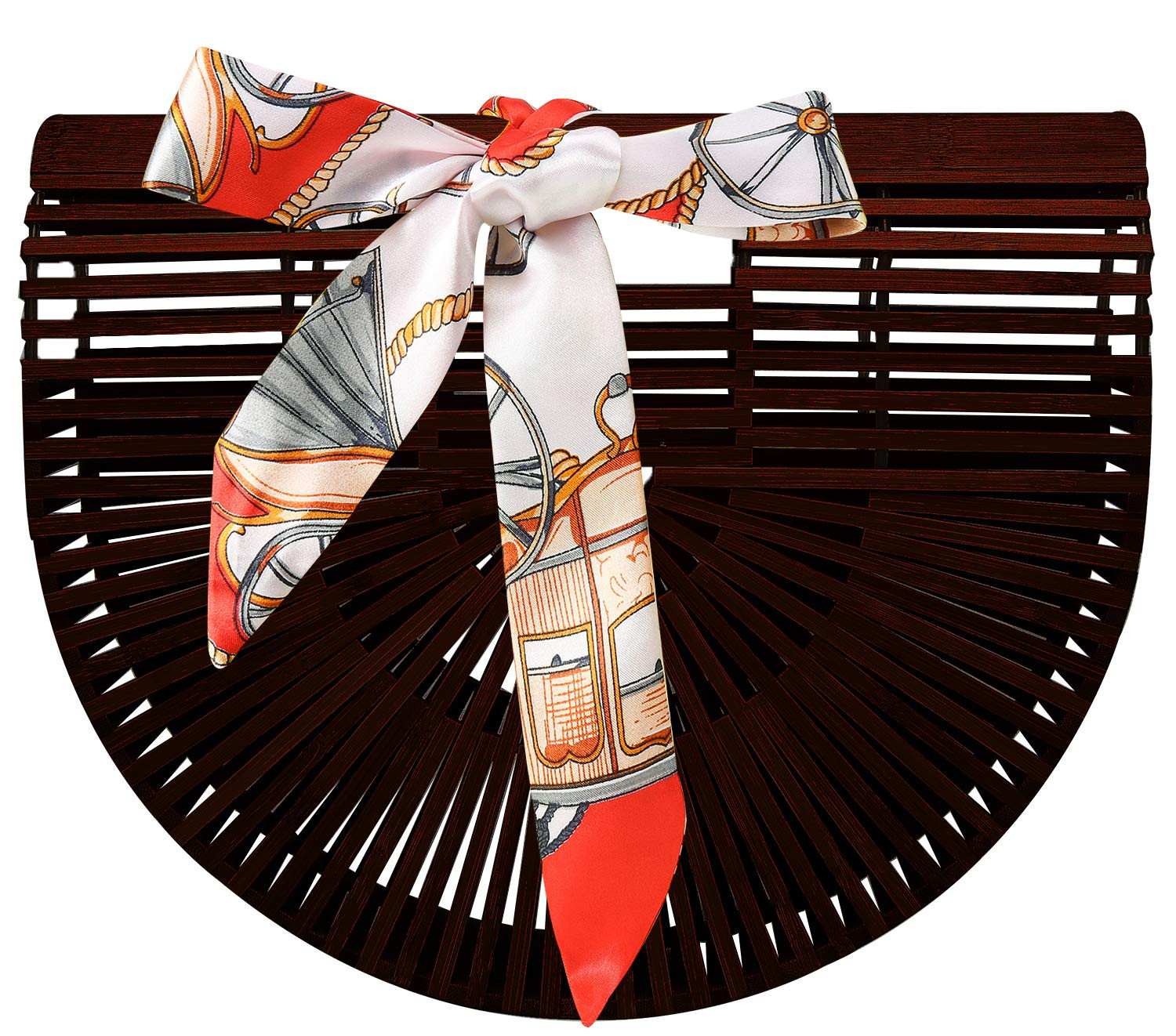 Women's Handmade Bamboo Handbag Summer Beach Sea Tote Bag | Amazon (US)