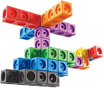 Learning Resources Mathlink Cubes, Educational Counting Toy, Early Math Skills, Set of 100 Cubes | Amazon (US)