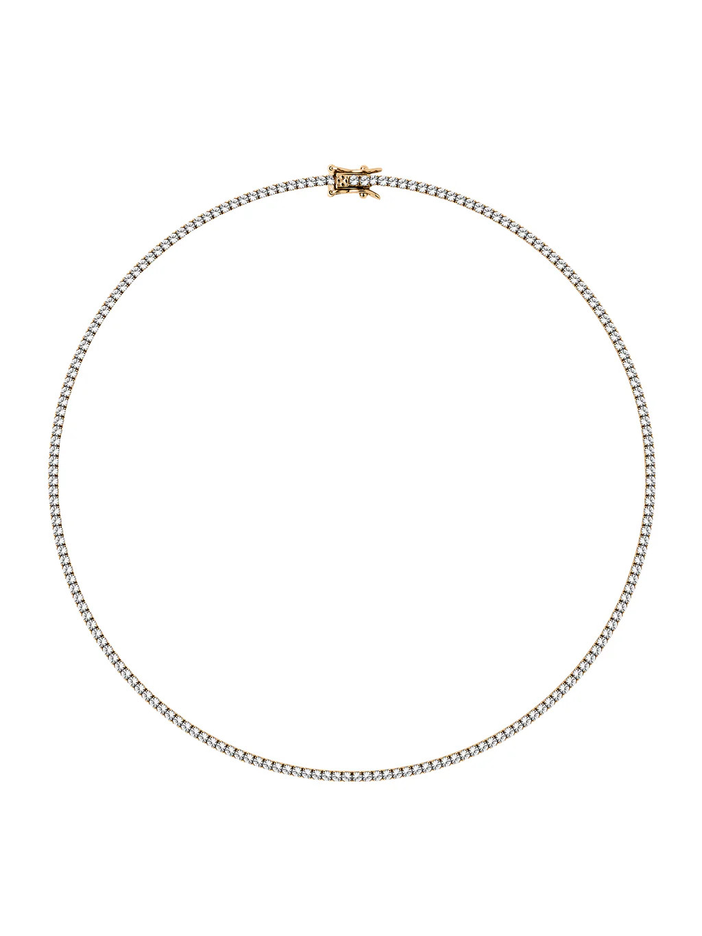 KATE RIVIÈRE NECKLACE IN 2MM MOISSANITE | Dorsey
