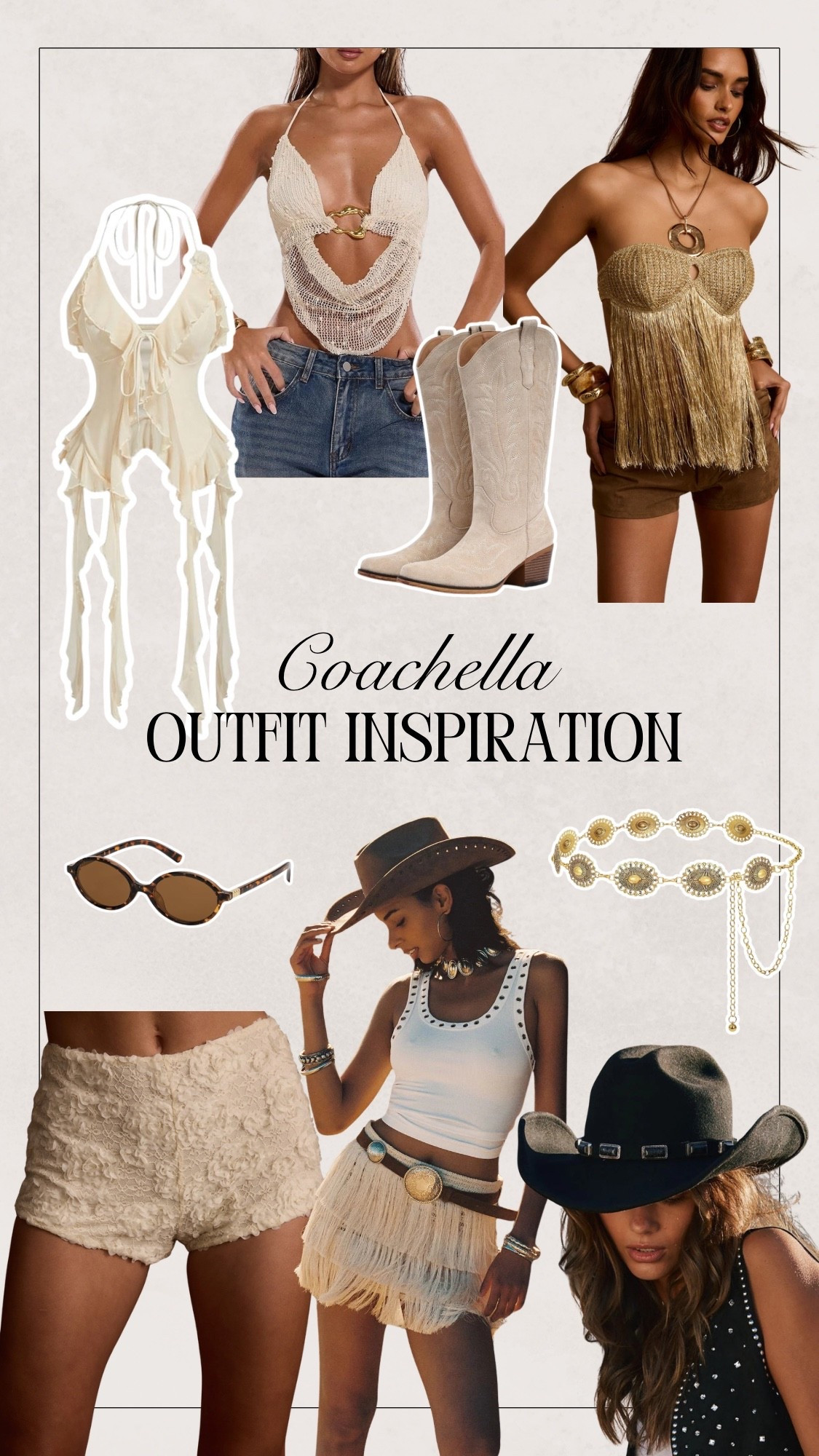 Coachella outfit inspo because it’s only a week away! 🌵 These cutie desert looks would be perfect for a hot day in the sun ✨

#LTKFestival #LTKootd