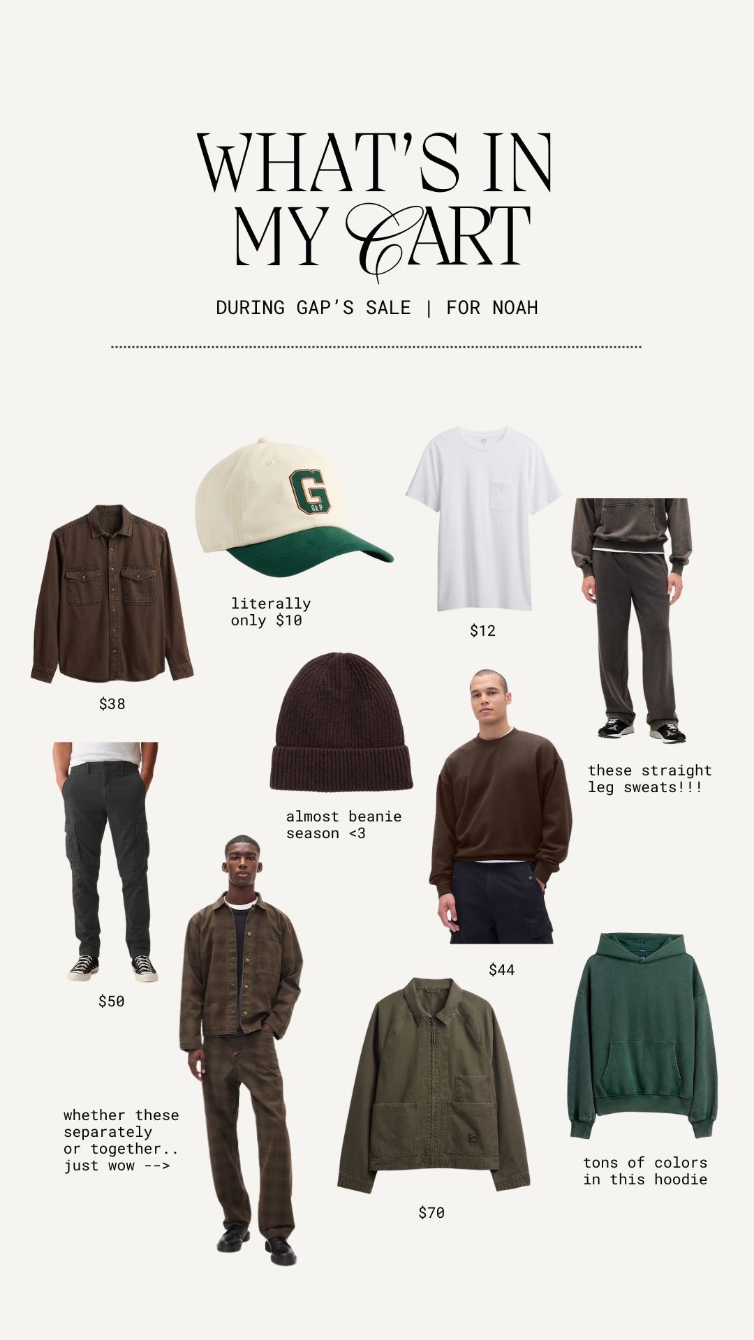 Some fall staples for your men 🙌🏼