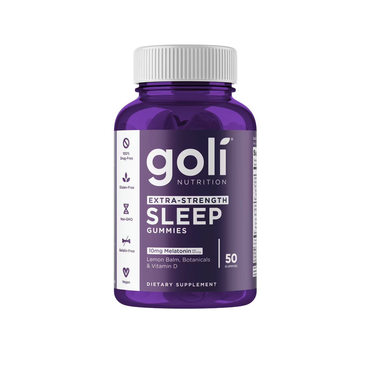 Goli Nutrition Extra Strength Dreamy Vegan Sleep Vitamin Gummies - 50ct | Target