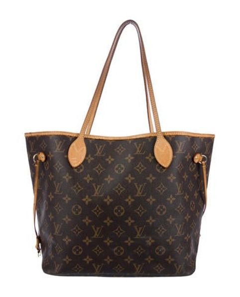 Louis Vuitton Monogram Neverfull MM Brown | The RealReal