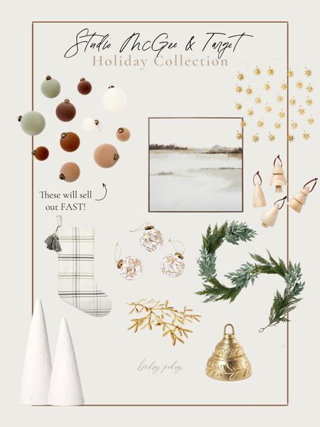 Studio McGee x Target new holiday arrivals! The velvet balls will sell out super fast!! 

#target #studiomcgee #holidaydecor 

#LTKHoliday #LTKhome #LTKSeasonal
