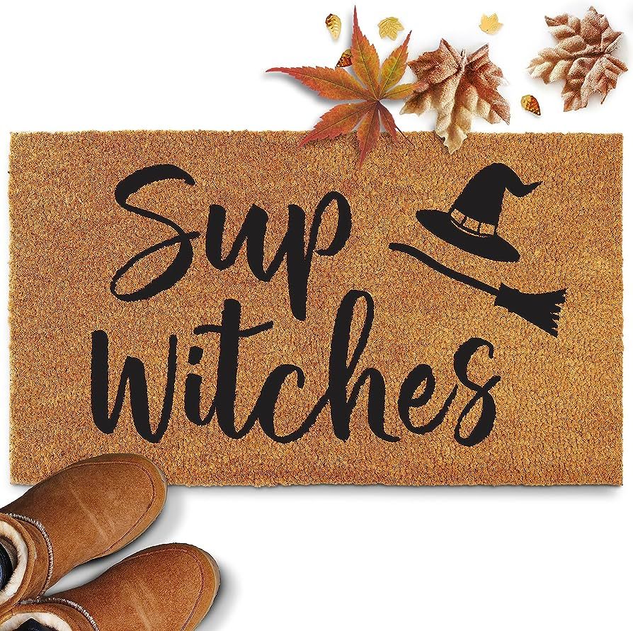 Sup Witches Doormat 30x17 Inch, Witch Door Mat, Winter Door Mat Outdoor, Holiday Door Mats Outdoor,  | Amazon (US)
