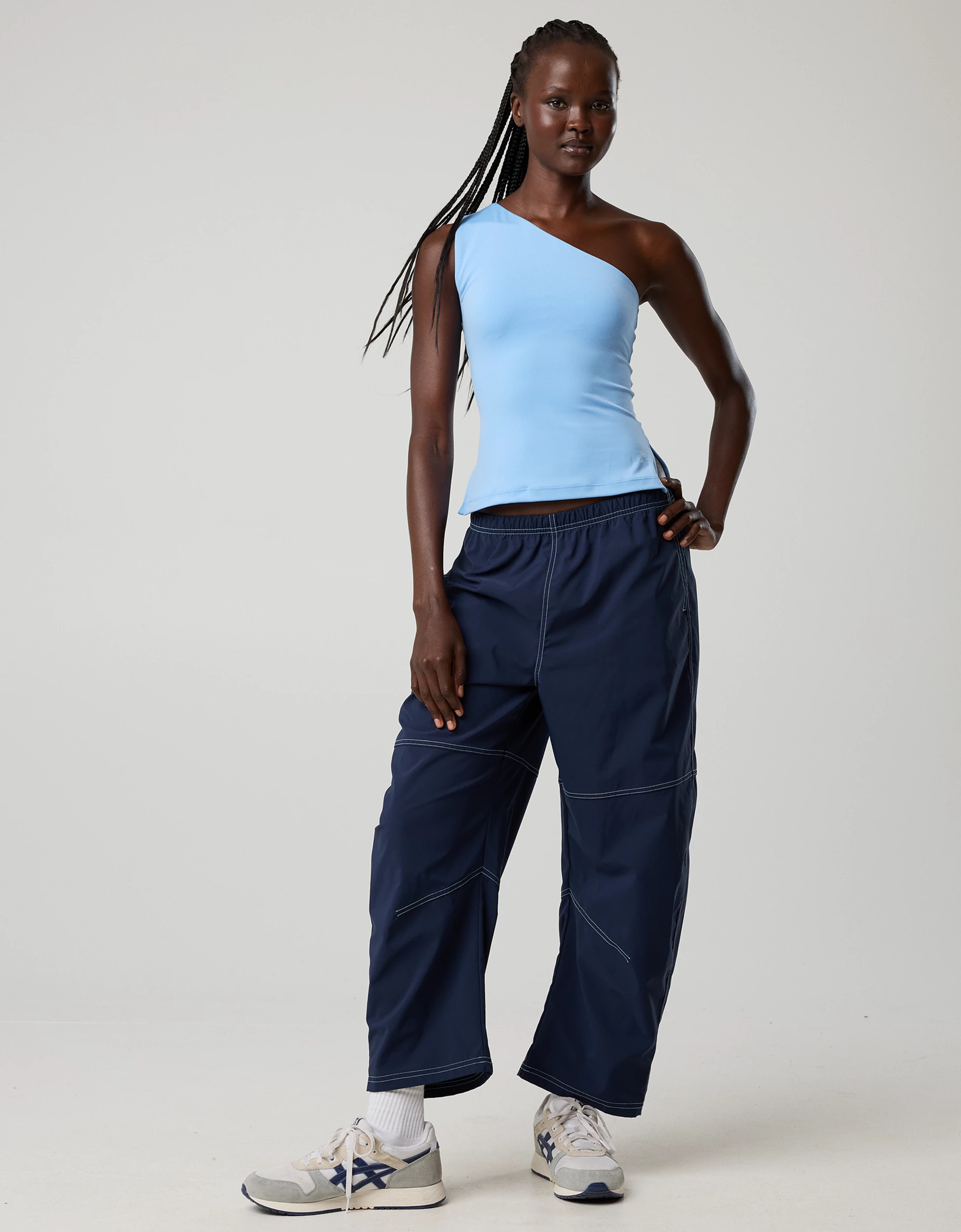 OFFLINE By Aerie Real Me XTRA One Shoulder Tank Top | Aerie