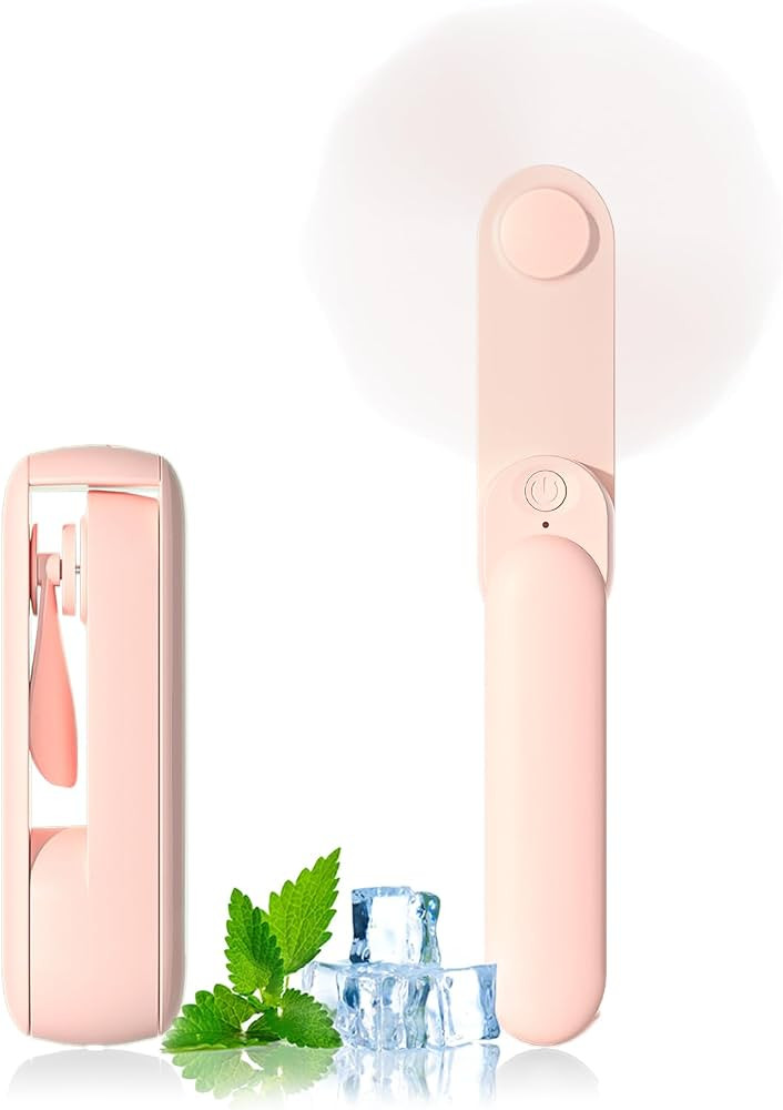 Lerat Portable Handheld Fan, 2 IN 1 Mini Hand Fan, Battery Operated [8-15 Working Hours], USB Rec... | Amazon (US)