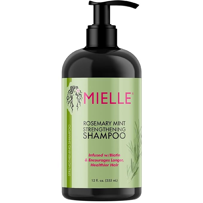 Mielle Organics Rosemary Mint Strengthening Shampoo Infused with Biotin, Cleanses and Helps Stren... | Amazon (US)