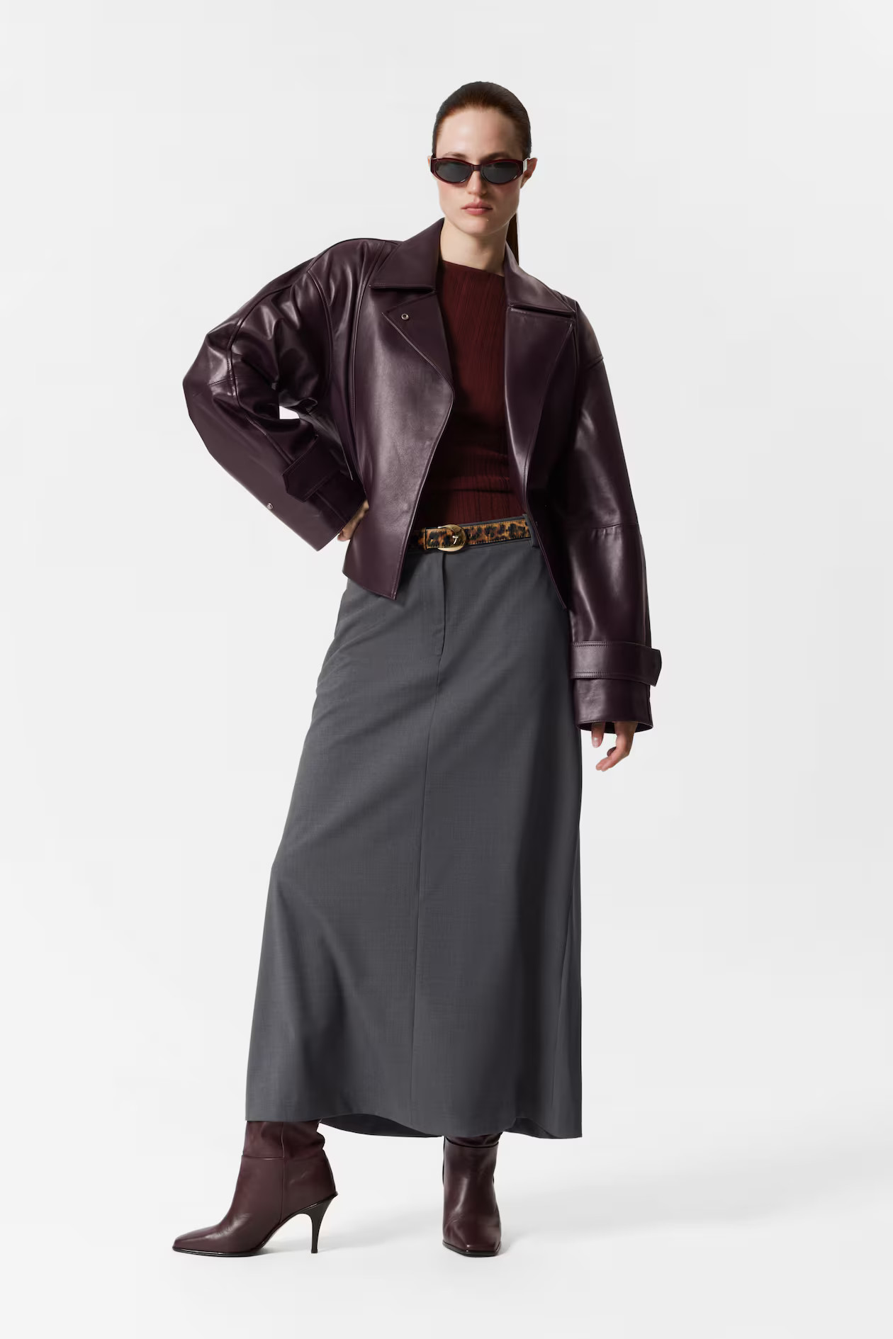 FLARED TAILORED MAXI SKIRT | H&M (UK, MY, IN, SG, PH, TW, HK)