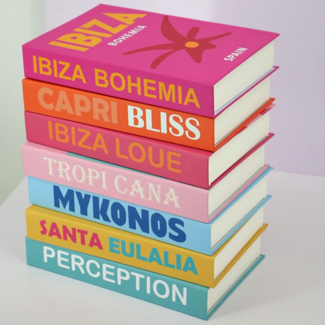 Tulum Style Decorative Book Storage Box Stylish and Functional Home Decor Coffee table Faux Book ... | Etsy (NL)