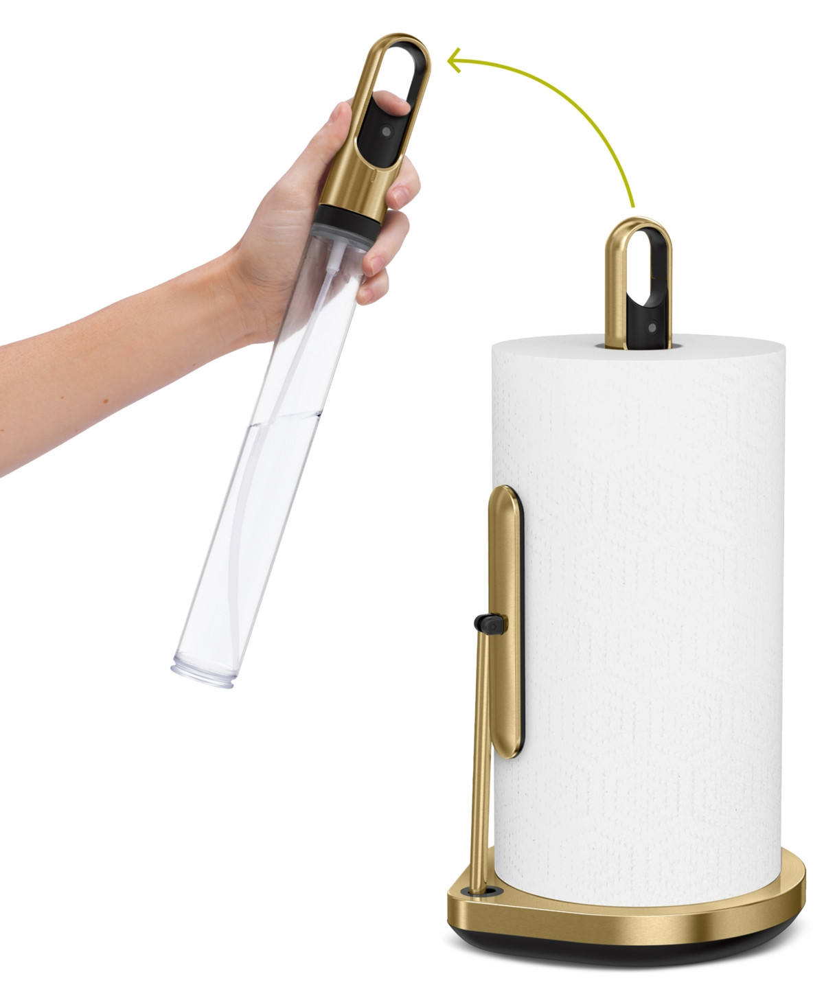 simplehuman Paper Towel Pump - Brass | Macy's