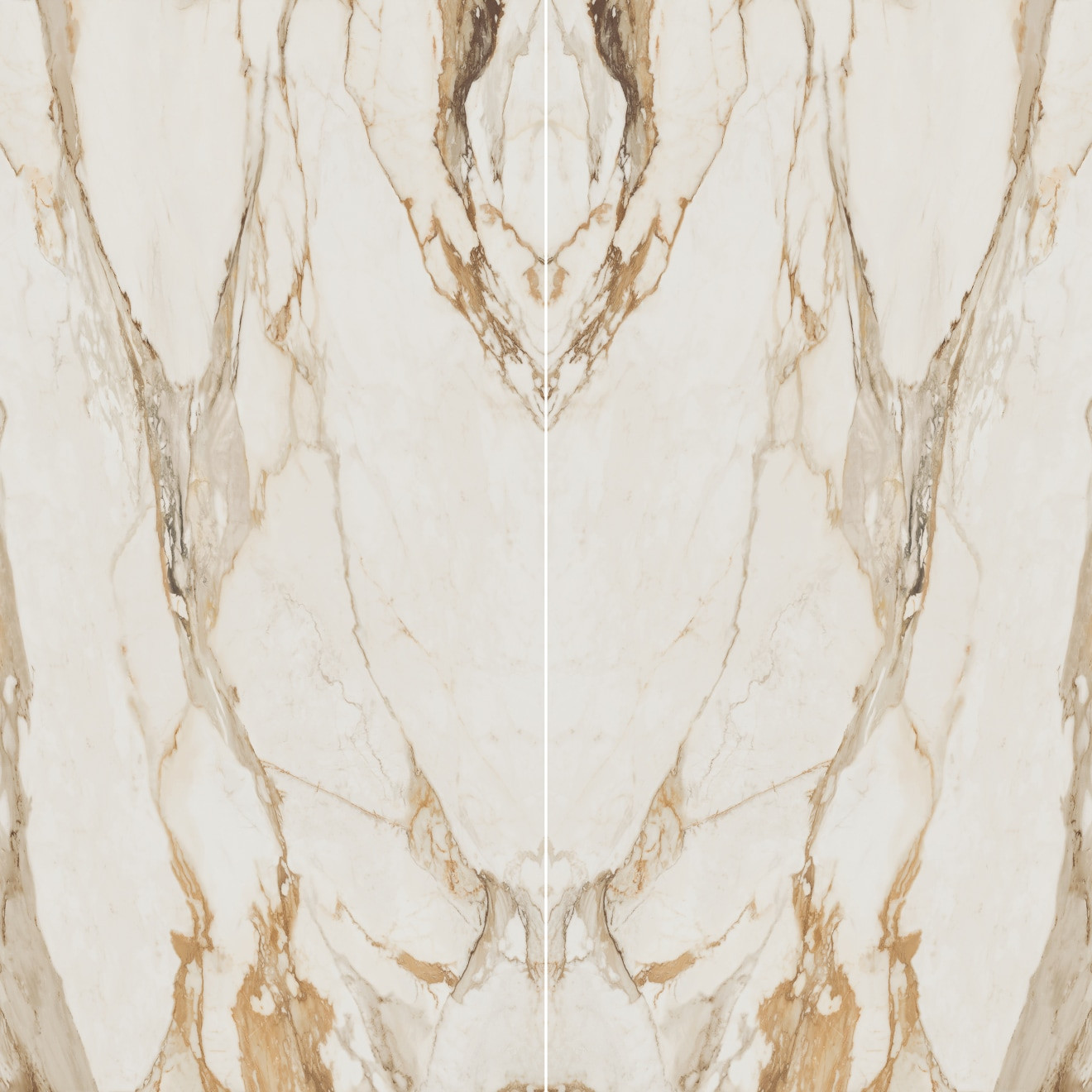 Magnifica Encore 63" x 126" - 12mm Polished Bookmatched Porcelain Slab in Calacatta Borghini | Bedrosians Tile and Stone
