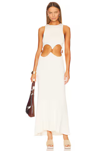 Savannah Morrow Palmera Dress in Ivory from Revolve.com | Revolve Clothing (Global)