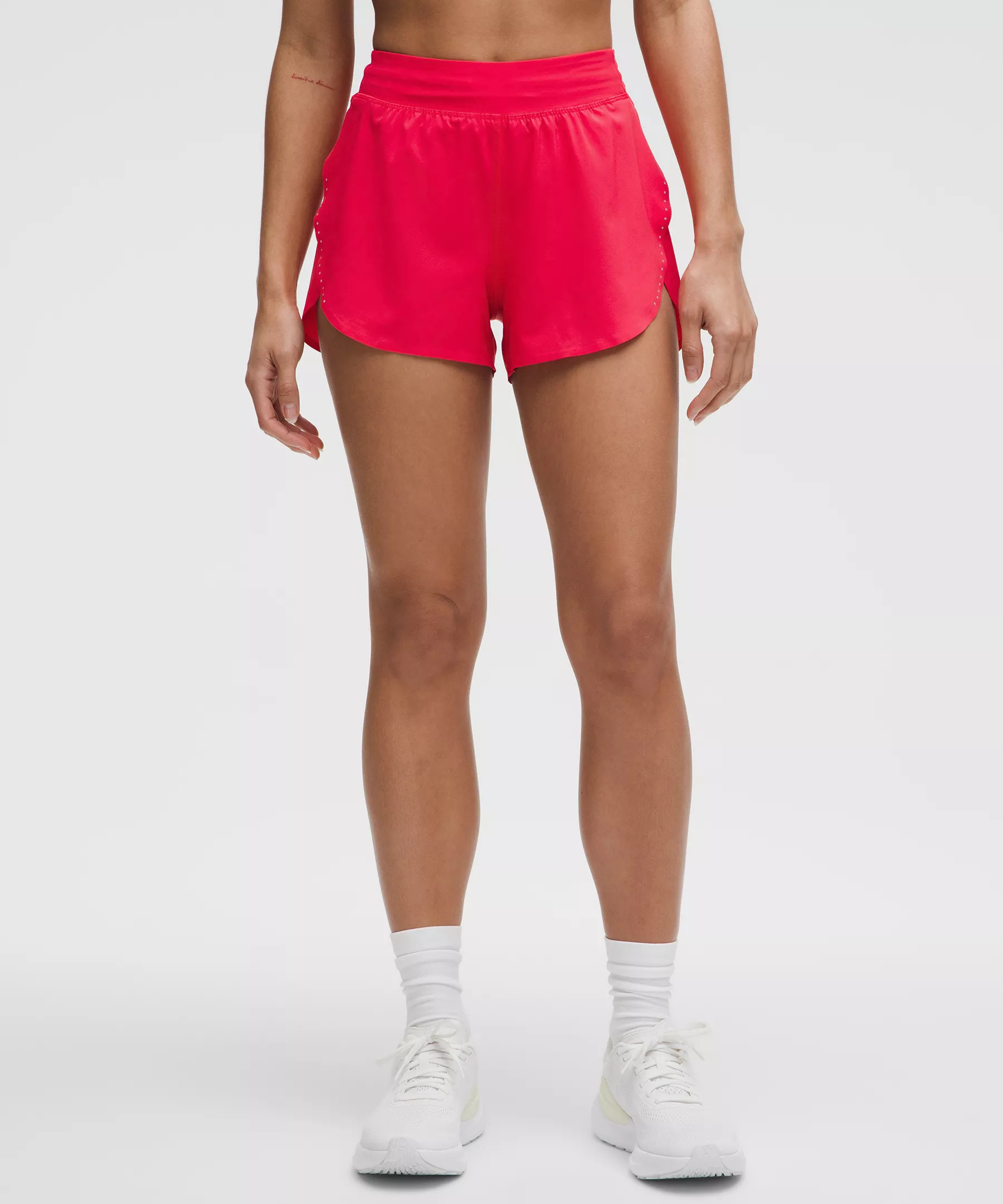 Fast and Free High-Rise Classic-Fit Split Short 3" | Women's Shorts | lululemon | Lululemon (US)