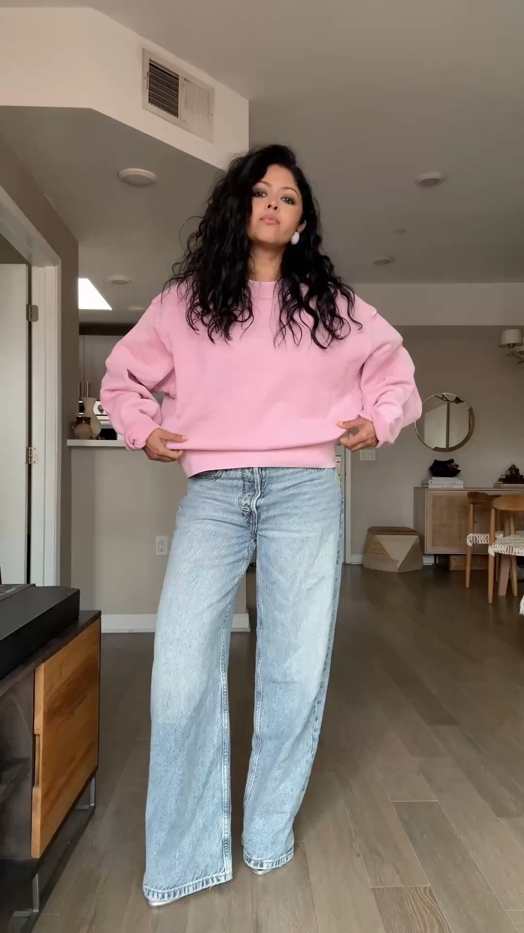 Sweatshirt medium and jeans 27 regular length 

#LTKgrwm #LTKFestival #LTKootd