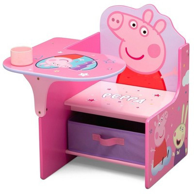 Delta Children Peppa Pig Kids' Chair Desk with Storage Bin | Target