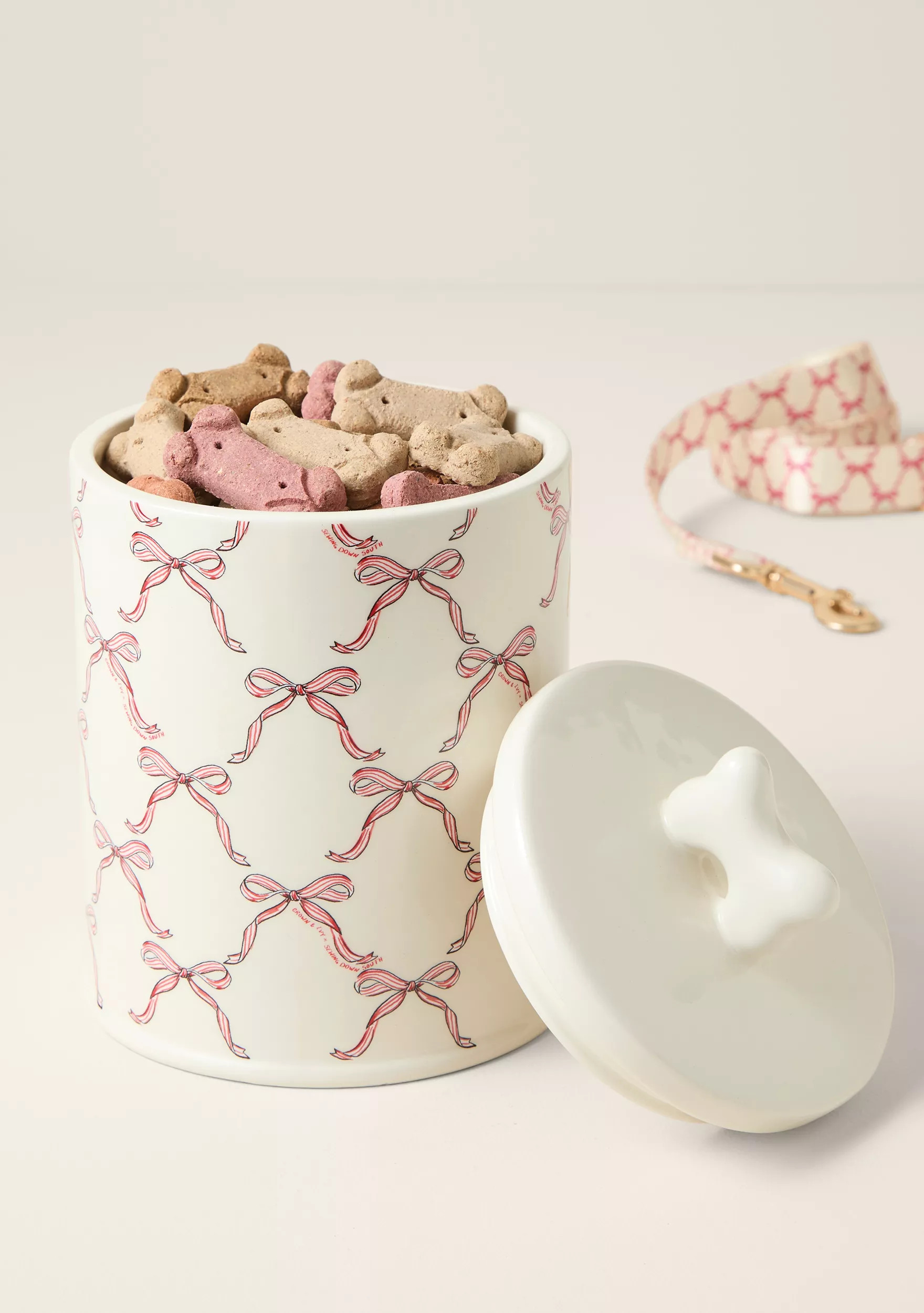 Sewing Down South x Crown & Ivy™ Plaid Pet Canister | Belk