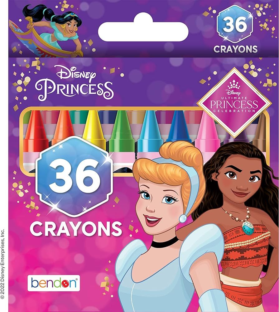 Disney Princess 36 Count Crayons in Tuck Box | Amazon (US)