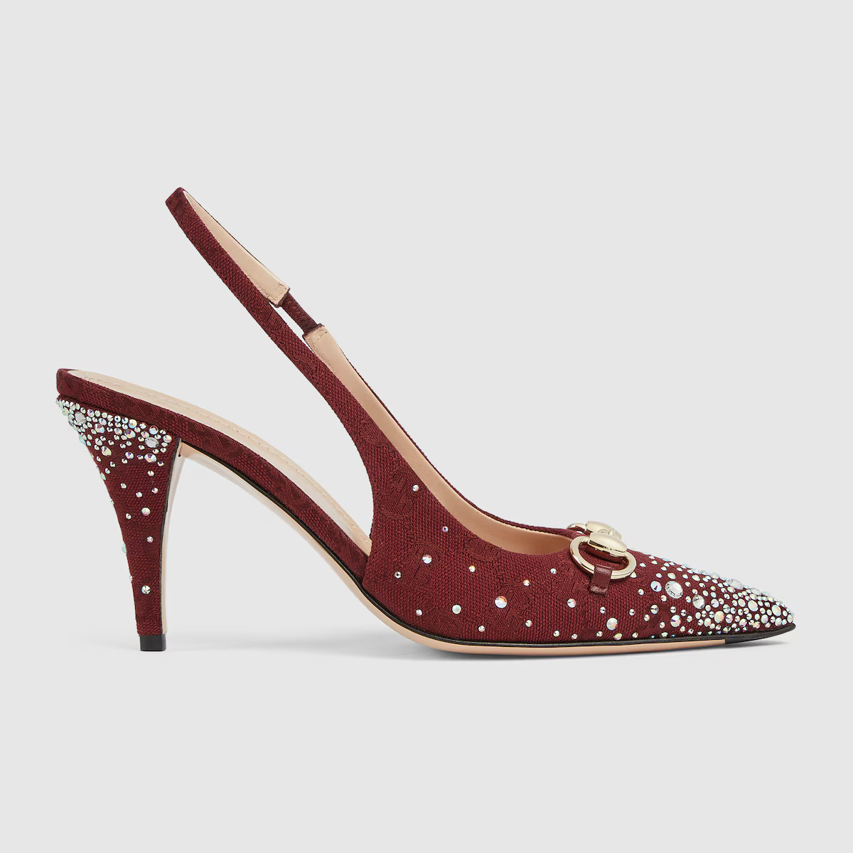 Gucci - Women's slingback pump with crystal Horsebit | Gucci (US)