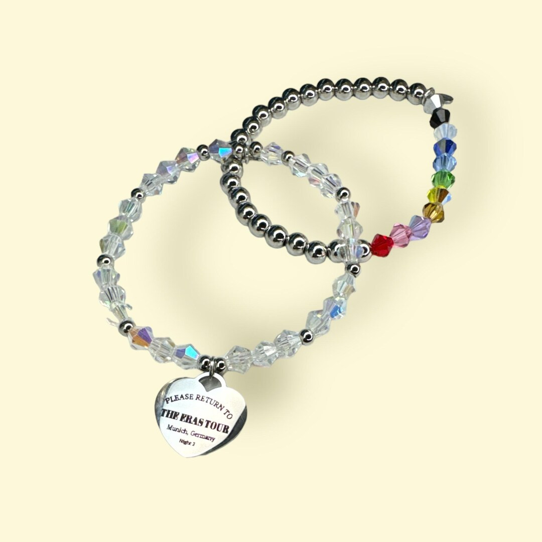 Custom Night Tour Bracelet Take Me to the Eras Tour Collection Custom 18K Gold Bracelet Swiftie I... | Etsy (US)