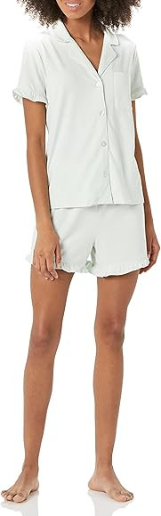 Amazon Essentials Womens Cotton Modal Short Pajama Set | Amazon (CA)