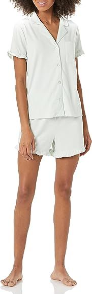 Amazon Essentials Womens Cotton Modal Short Pajama Set | Amazon (CA)