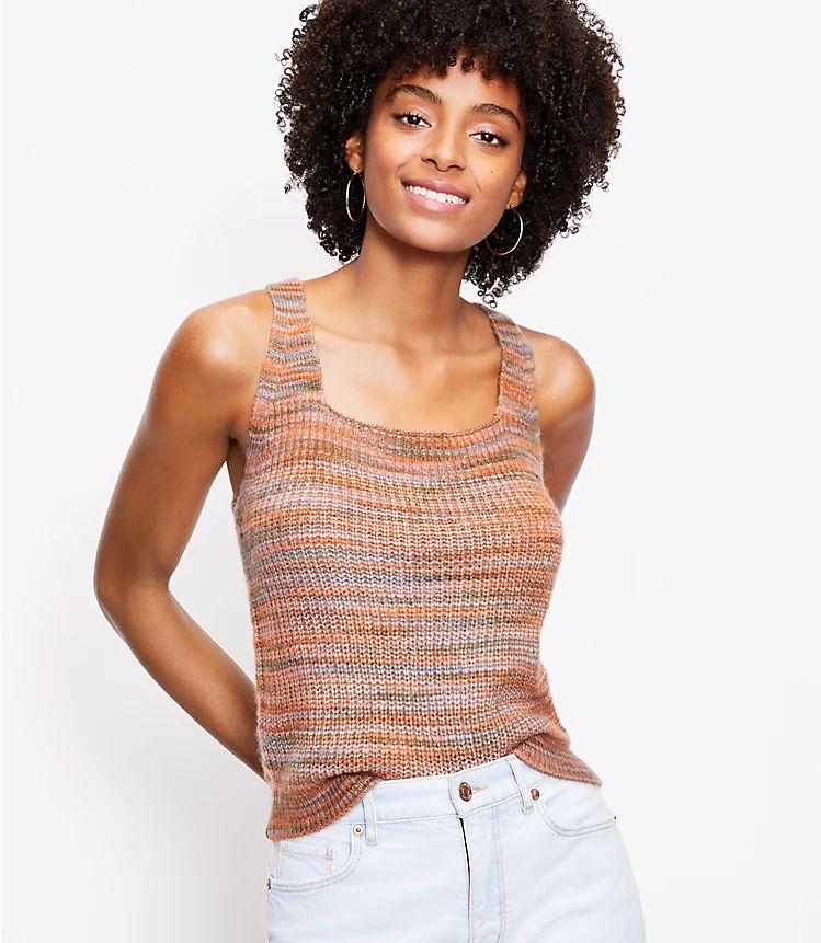 Spacedye Sweater Tank | LOFT