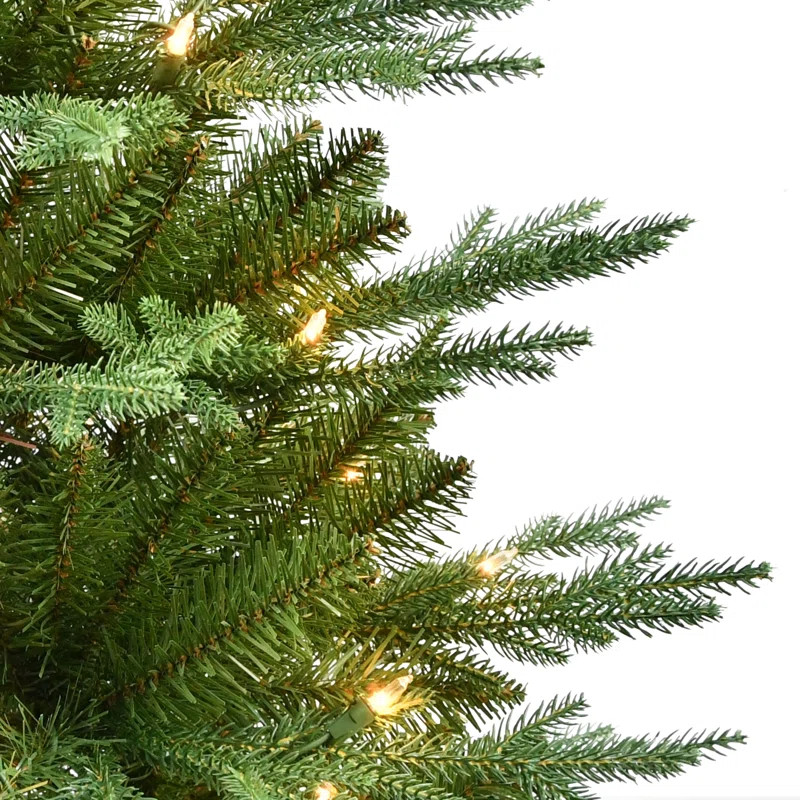 The Holiday Aisle® 3 Ft. Pre-Lit Potted Arctic Fir Artificial Tree | Wayfair | Wayfair North America