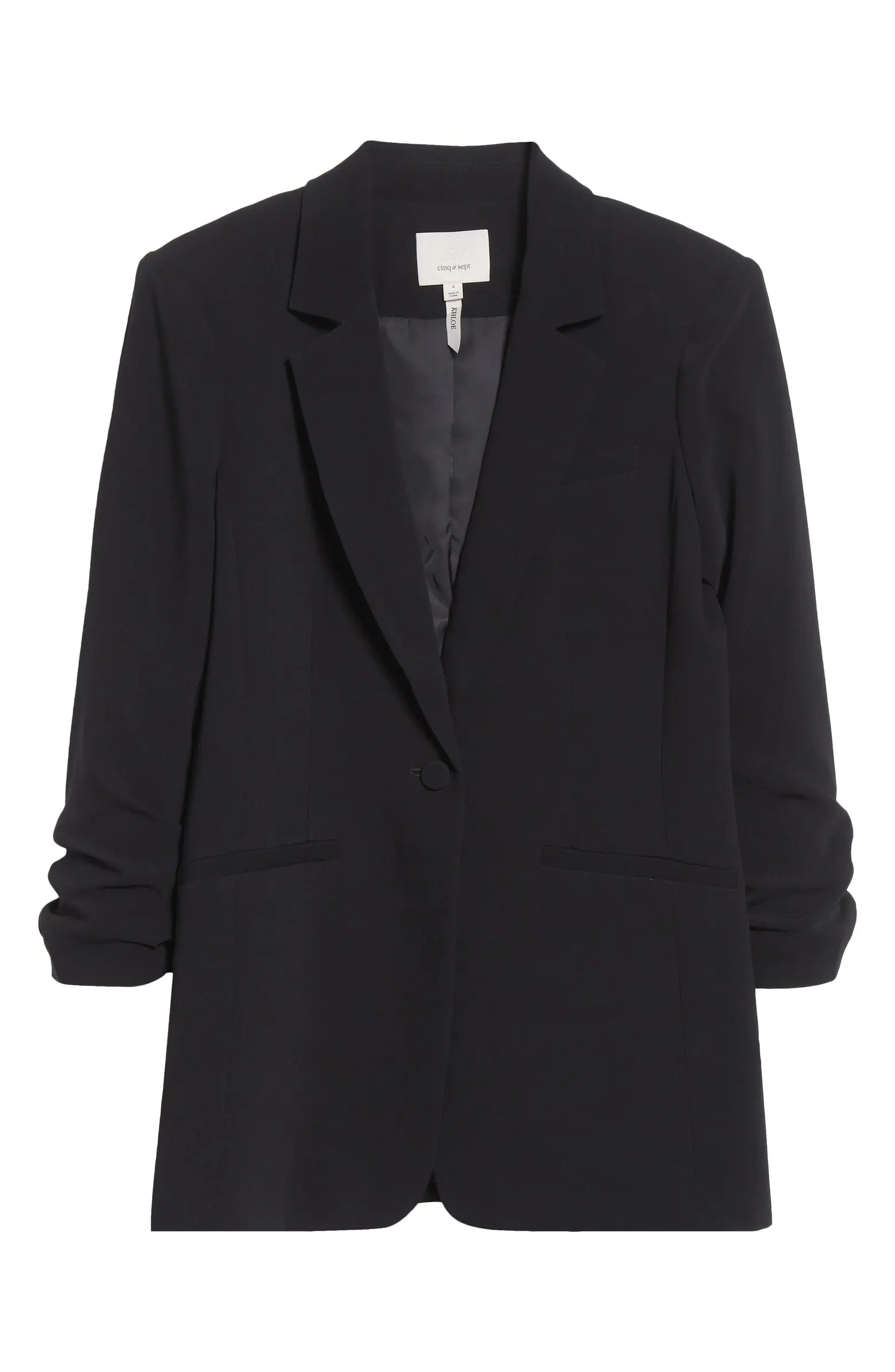 Khloe Ruched Sleeve Blazer | Nordstrom