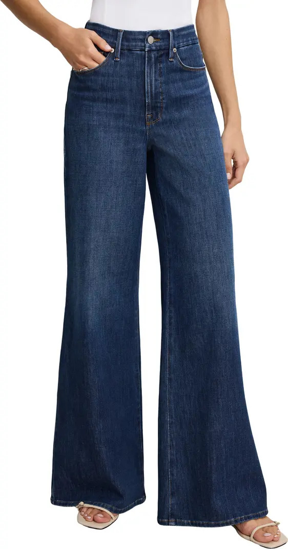 Soft-Tech Good Waist Palazzo Jeans | Nordstrom
