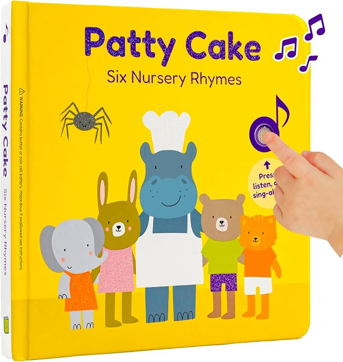 Cali's Books Patty Cake Nursery Rhymes | Books for 1 Year Old | 1 Year Old Girl Gifts | Musical T... | Amazon (US)