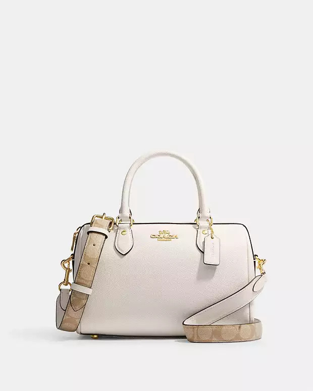 Rowan Satchel With Signature Canvas Strap | Coach Outlet US